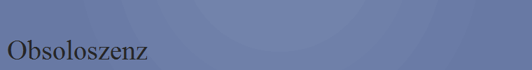 Obsoloszenz